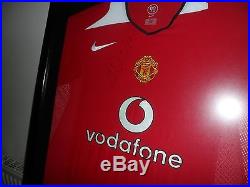 Cristiano Ronaldo Signed Manchester United Home Shirt with COA from Man United