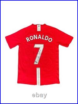 Cristiano Ronaldo Signed Manchester United Premier League 2008 Football Shirt