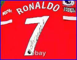 Cristiano Ronaldo Signed Manchester United Shirt With C. O. A