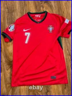 Cristiano Ronaldo Signed Portugal Home Shirt #7 With COA Certificate Included