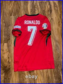 Cristiano Ronaldo Signed Portugal Home Shirt #7 With COA Certificate Included