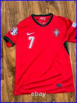 Cristiano Ronaldo Signed Portugal Home Shirt #7 With COA Certificate Included
