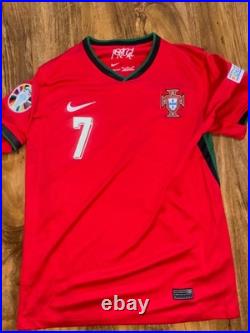 Cristiano Ronaldo Signed Portugal Home Shirt #7 With COA Certificate Included