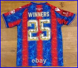 Crystal Palace FA Cup Winners 2025 Squad Multi Signed Shirt With Photo Proof+COA