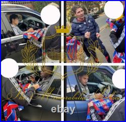 Crystal Palace FA Cup Winners 2025 Squad Multi Signed Shirt With Photo Proof+COA