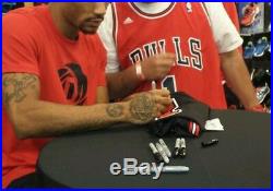 DERRICK ROSE signed autographed CHICAGO BULLS NBA Swingman Jersey withCOA PROOF