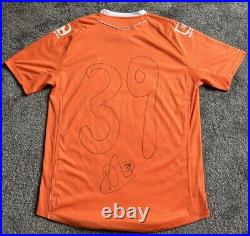 DJ Campbell #39 Hand Signed 2010/11 Blackpool FC Home Football Shirt with COA