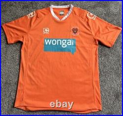 DJ Campbell #39 Hand Signed 2010/11 Blackpool FC Home Football Shirt with COA