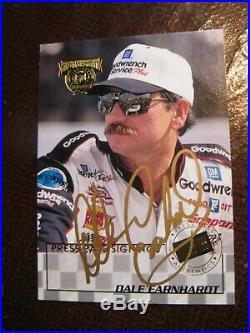 Dale Earnhardt Sr. 1998 Gold Signings Autograph Auto