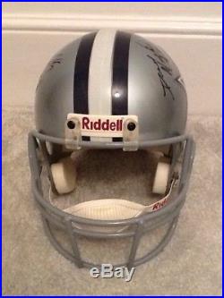 Dallas Cowboys Signed'full Size' NFL Riddell Helmet
