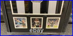 Danbury Mint Signed Alan Shearer Newcastle Utd Football Shirt with Authenticity