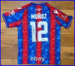 Daniel Muñoz Hand Crystal Palace 2025 FA Cup Final Shirt + COA Daniel Muñoz Hand Crystal Palace 2025 FA Cup Final Shirt + COA