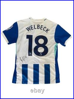Danny Welbeck Signed Brighton 2025/26 Home Shirt with COA