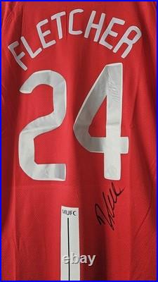 Darren Fletcher Manchester United Hand Signed Shirt