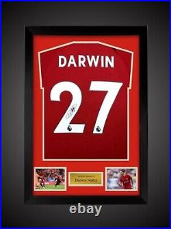 Darwin Nunez Signed And Framed Football Shirt Liverpool £199
