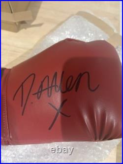 Dave Allen Hand Signed Boxing Glove with COA brand new