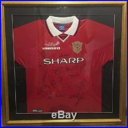 David Beckham Signed Winners Shirt Champions League Final 1999