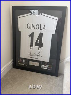 David Ginola Tottenham Hotspur Spurs Framed Football Shirt & signature No COA