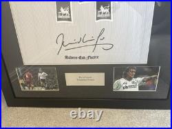 David Ginola Tottenham Hotspur Spurs Framed Football Shirt & signature No COA
