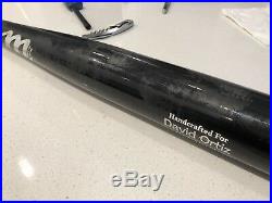 David Ortiz Game Used 2016 Signed And Inscribed Bat With MLB Holo Red Sox