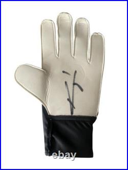 David Raya Signed Goalkeeper Glove Arsenal With COA and Photo Proof