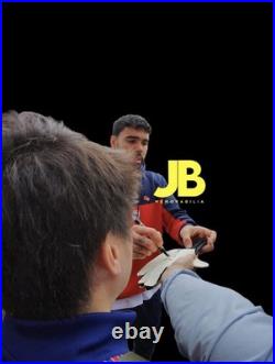 David Raya Signed Goalkeeper Glove Arsenal With COA and Photo Proof