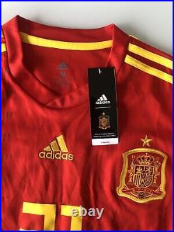 David Silva Signed 2018 Spain Shirt
