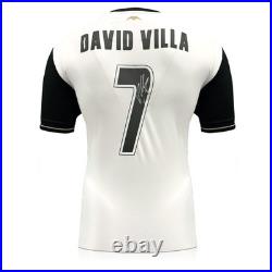 David Villa Signed Valencia 2024-25 Football Shirt