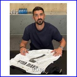 David Villa Signed Valencia 2024-25 Football Shirt