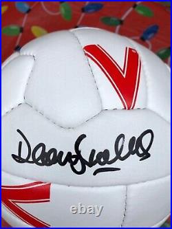Dean Saunders signed Mitre Delta Football (certificate of authenticity)