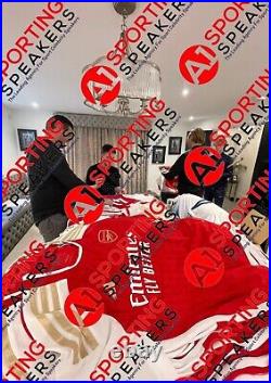 Declan Rice Hand Signed Arsenal Football Shirt Framed With COA £299