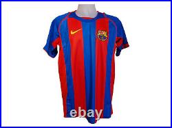 Deco Signed 04/05 Barcelona Football Shirt COA