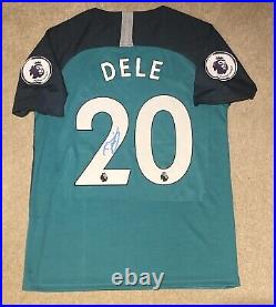 Dele Alli Hand Signed Tottenham 2018/19 Third Shirt-photo Proof