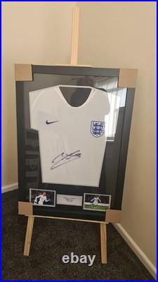 Deli Alli Signed England Shirt With Coa From A1 Sporting Memorabilla Football