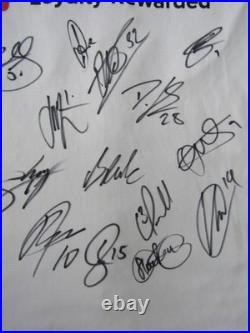 Derby County Shirt Hand Signed by 2025/2026 Squad 20 Autographs Morris Elder