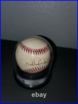 Derek Jeter Bas Encapsulated Signed Rawlings Mlb Baseball Autograph Auto Yankees