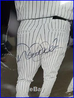 Derek Jeter & Mariano Rivera Dual Signed Yankees 16x20 Photo FRAMED Steiner COA