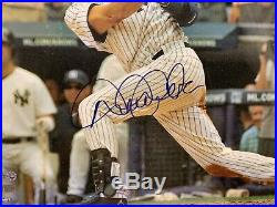 Derek Jeter Signed 16x20 Framed 3000 Hit Photo New York Yankees Steiner Mlb