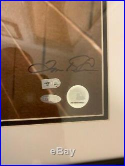 Derek Jeter Signed Auto Autograph Framed 16x20 Hof Steiner Coa Yankees