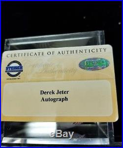 Derek Jeter Signed Baseball Steiner COA Hologram NY Yankees