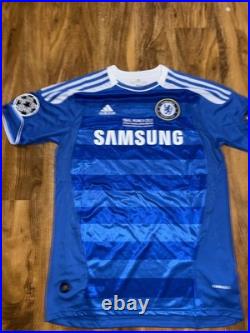 Didier Drogba Signed Chelsea 2012 UCL Final shirt with COA included
