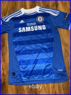 Didier Drogba Signed Chelsea 2012 UCL Final shirt with COA included