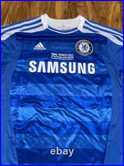 Didier Drogba Signed Chelsea 2012 UCL Final shirt with COA included