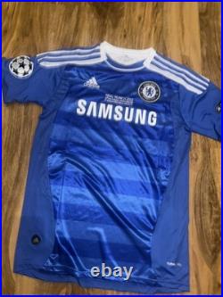 Didier Drogba Signed Chelsea Home Shirt Jersey With COA Included