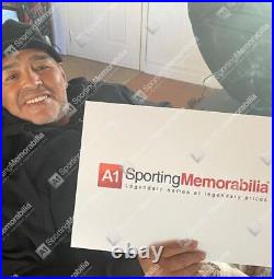 Diego Maradona Signed Napoli Shirt Home, 1987-88 Autograph Jersey