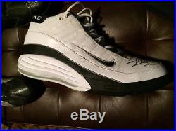 Dikembe Mutombo Game Worn Philadelphia 76ers Game Worn & Signed Single Shoe HOF