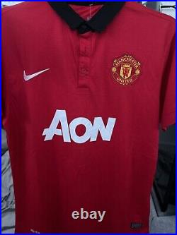 Dimitar Berbatov Signed Manchester United Football Shirt WITH COA