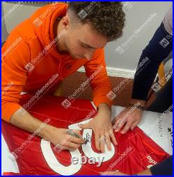 Diogo Jota Signed Liverpool Shirt 2021-2022, Number 20 Autograph Jersey