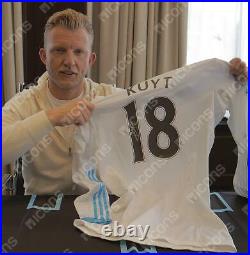 Dirk Kuyt Back Signed Liverpool FC 2011-12 Third Shirt With Long Sleeves Player