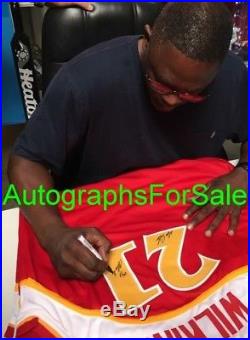 Dominique Wilkins signed auto Hawks stitched jersey Human Highlight Film BAS COA